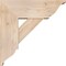 Ekena Millwork Traditional Traditional Smooth Bracket w/ Offset Brace, Douglas Fir, 7 1/2"W x 20"D x 20"H BKT0806X20X20TRA01SDF - alternate 2